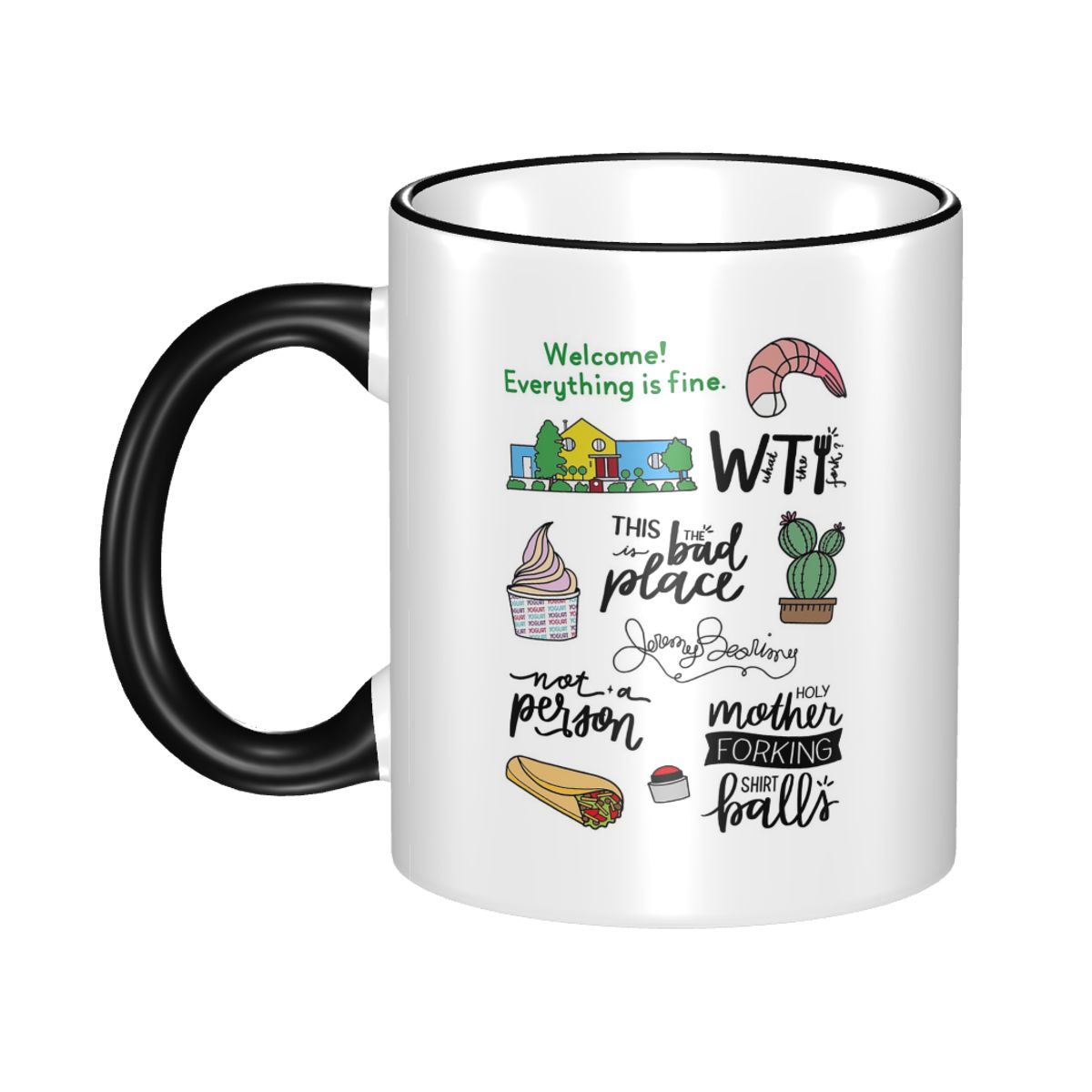 Good Coffee Tea - The Good Place TV Show Art