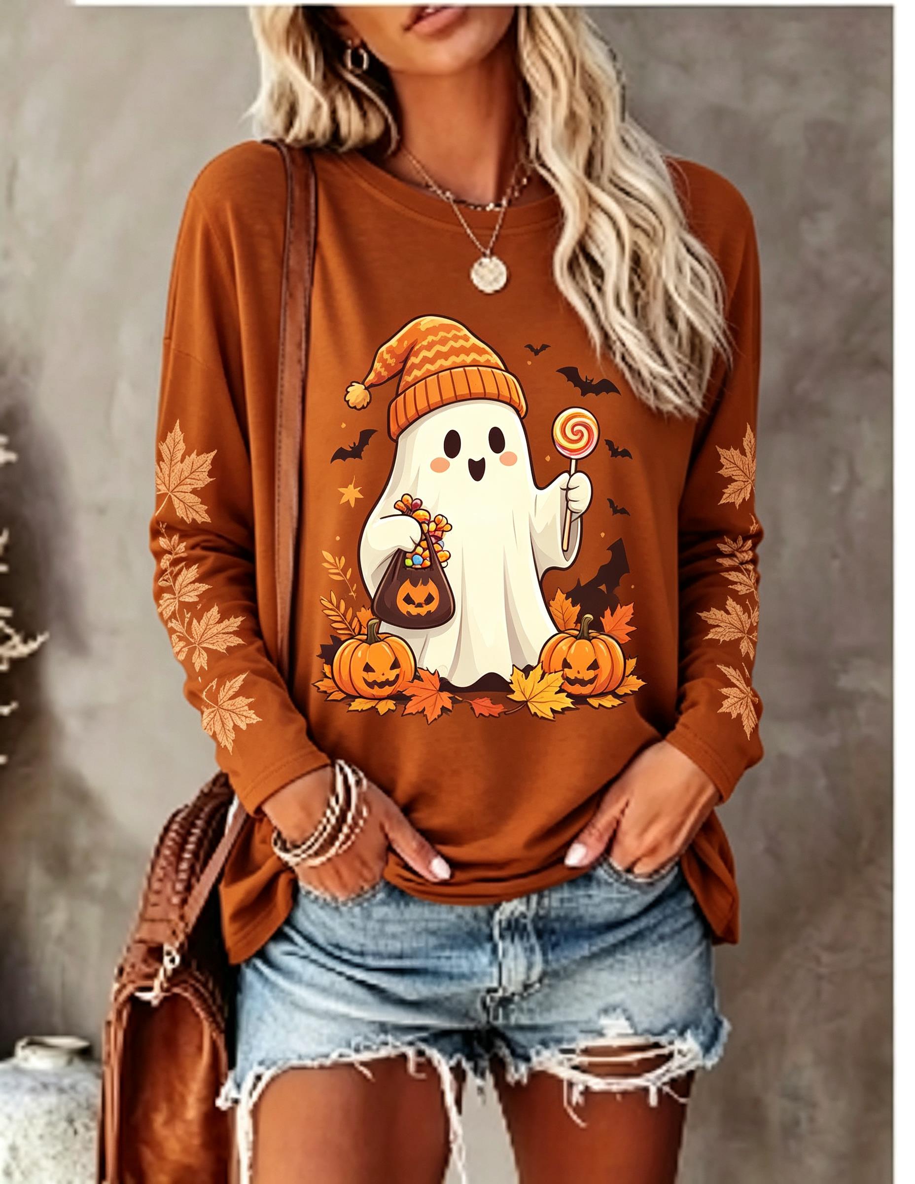 Coffee & Tea Ken'S House - Women's Long Sleeve T-shirt Cute Christmas