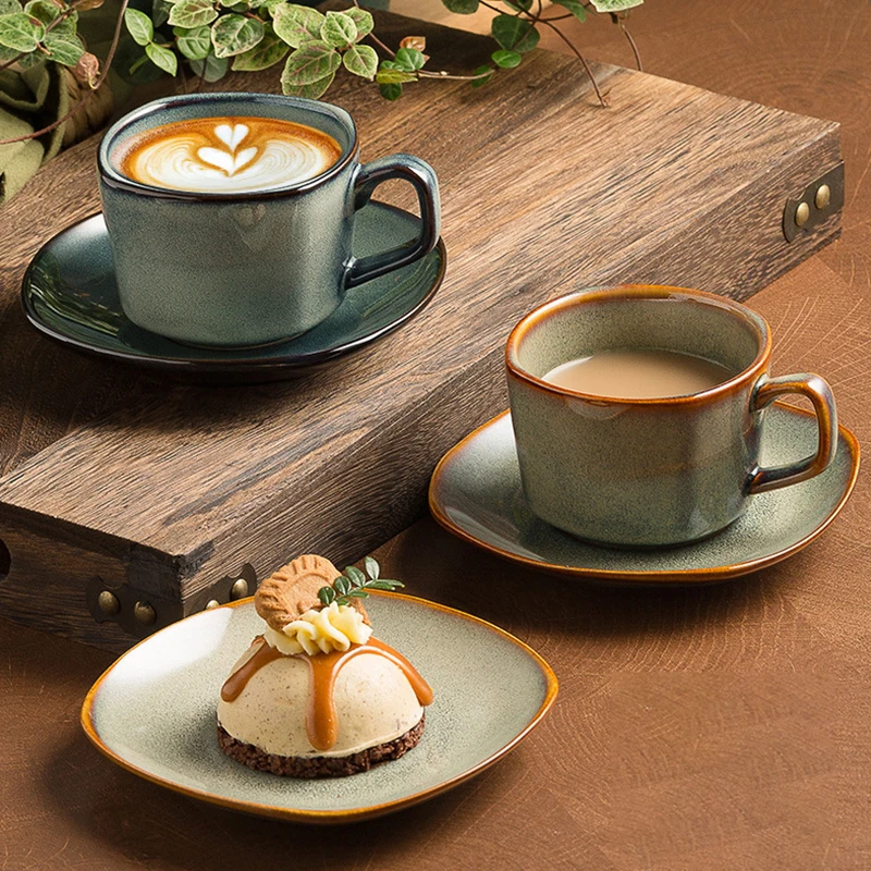 1PC 300ml Retro Ceramic Coffee - Coffee Tea Gardens ulasan dan harga