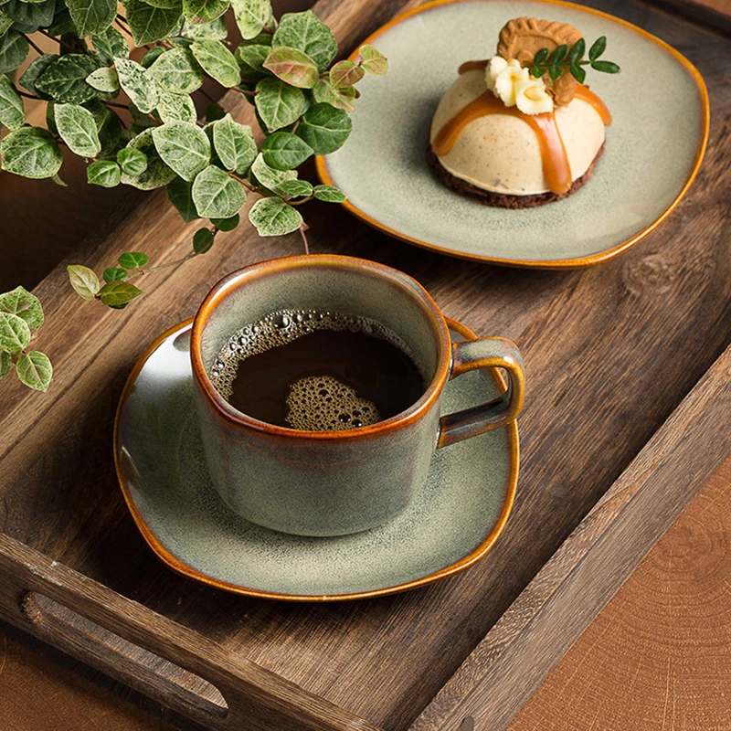 1PC 300ml Retro Ceramic Coffee - Coffee Tea Gardens ulasan dan harga