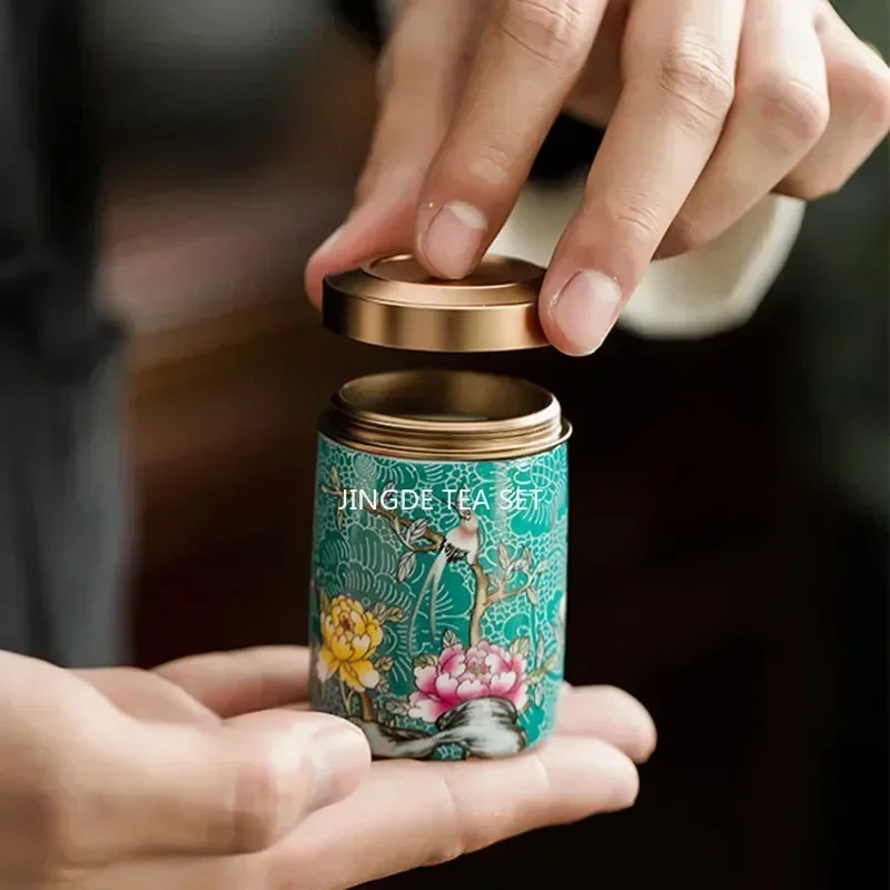 Boutique Ceramic Tea Tins Hous - Coffee Tea Spices ulasan dan harga