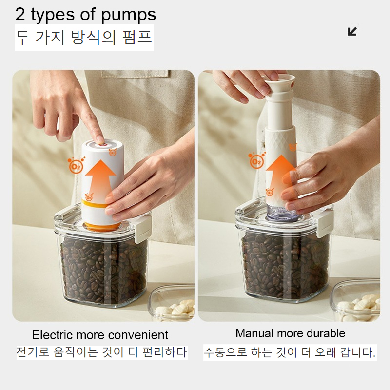 Vacuum Sealed Tank Coffee Bean - Coffee Tea Canister Set ulasan dan harga