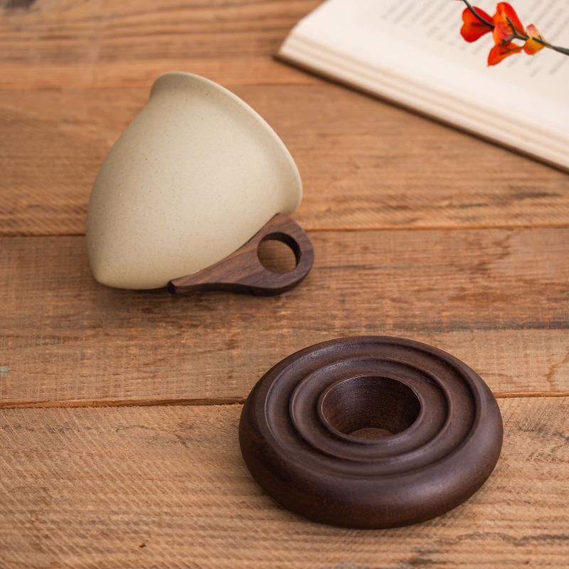 Creative Brown Ceramic and Woo - Coffee Tea Gardens ulasan dan harga