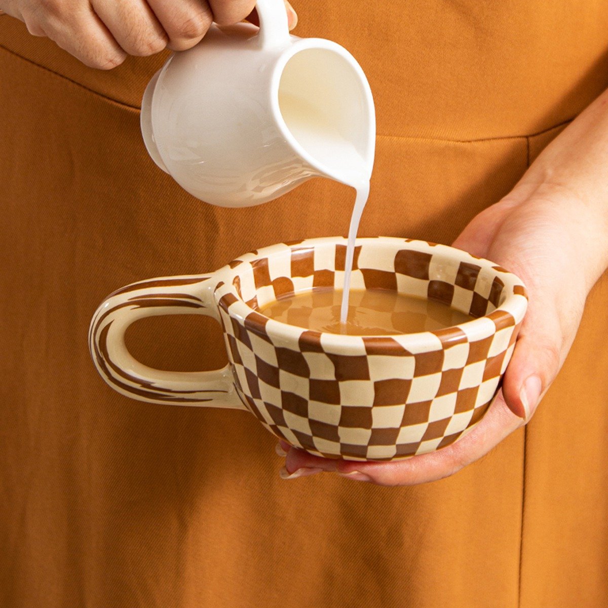 1pc Ceramic Coffee Mug with Wr - Coffee Tea & Company ulasan dan harga