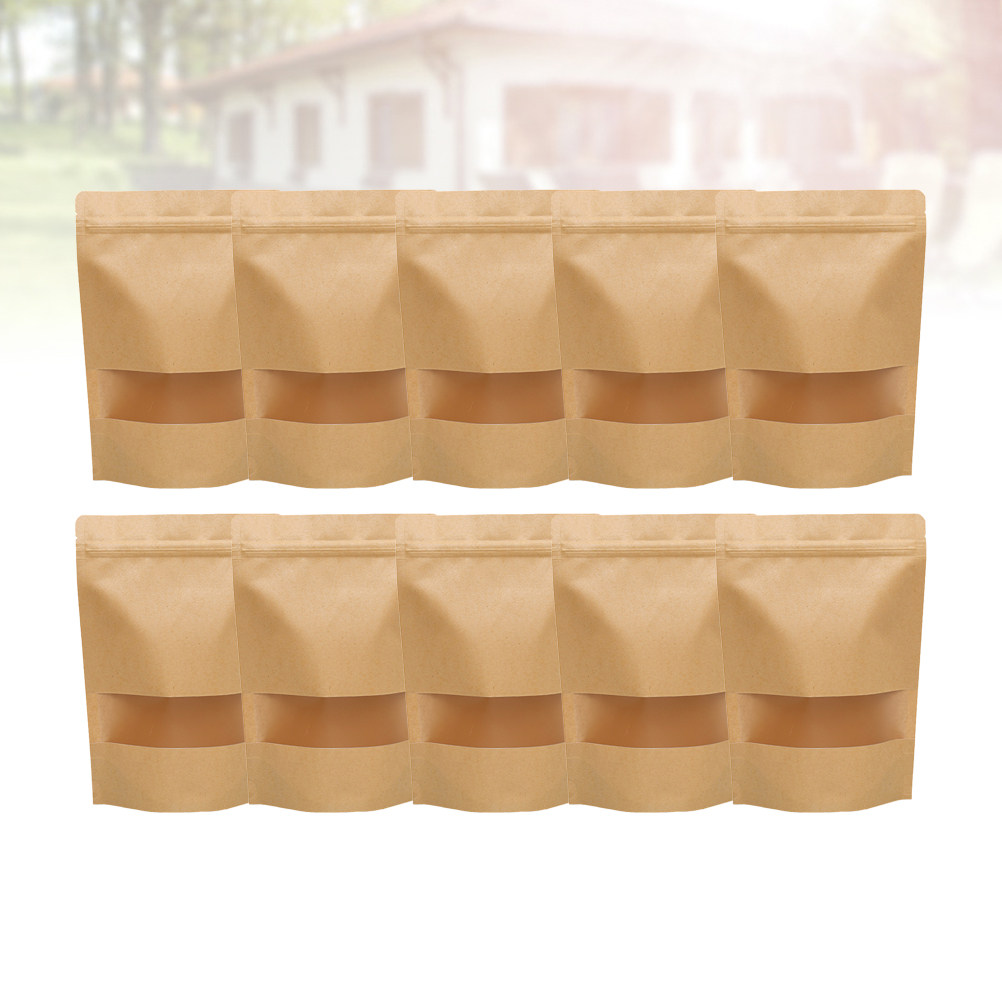 50Pcs Eco Friendly Kraft Paper - Coffee Tea & Company ulasan dan harga