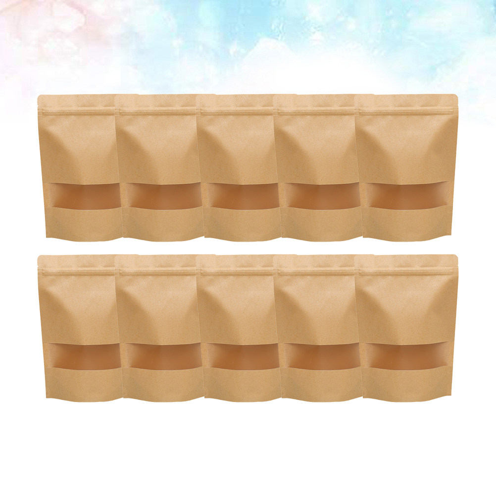 50Pcs Eco Friendly Kraft Paper - Coffee Tea & Company ulasan dan harga