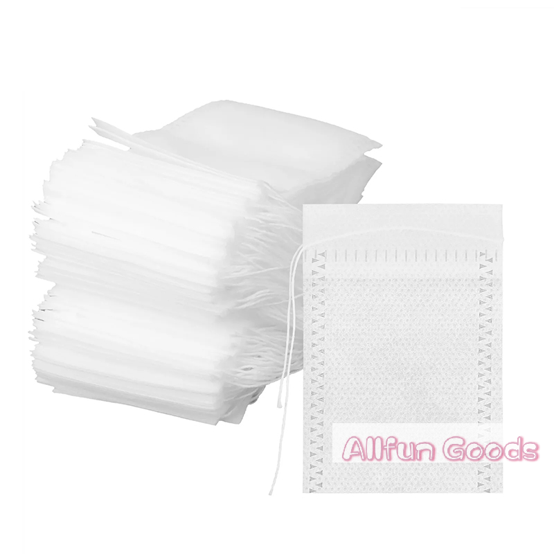 100PCS Non-woven Tea Bags Disp - Coffee Tea Spices ulasan dan harga