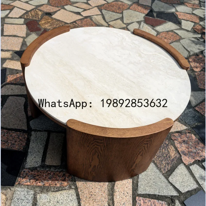 H5.20 solid wood coffee table  - Coffee & Tea Ken'S House ulasan dan harga