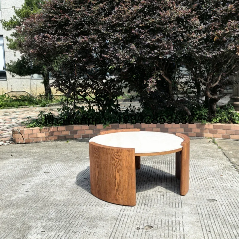 H5.20 solid wood coffee table  - Coffee & Tea Ken'S House ulasan dan harga