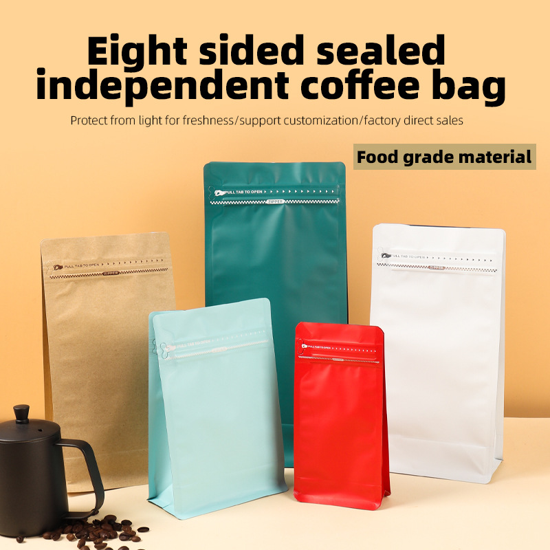 Aluminum Foil Stand-up Pouches - Coffee Tea & Company ulasan dan harga