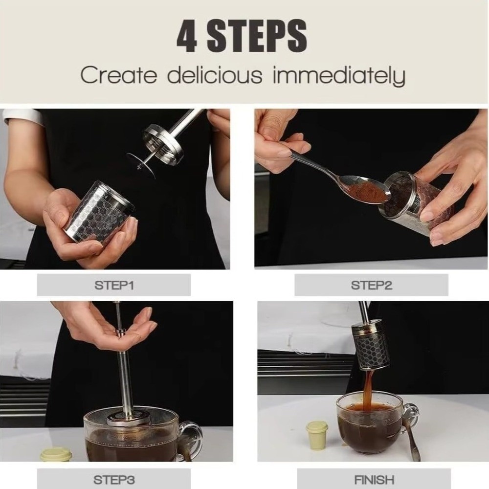 Press Tea and Coffee Infuser E - Coffee Tea Infuser ulasan dan harga