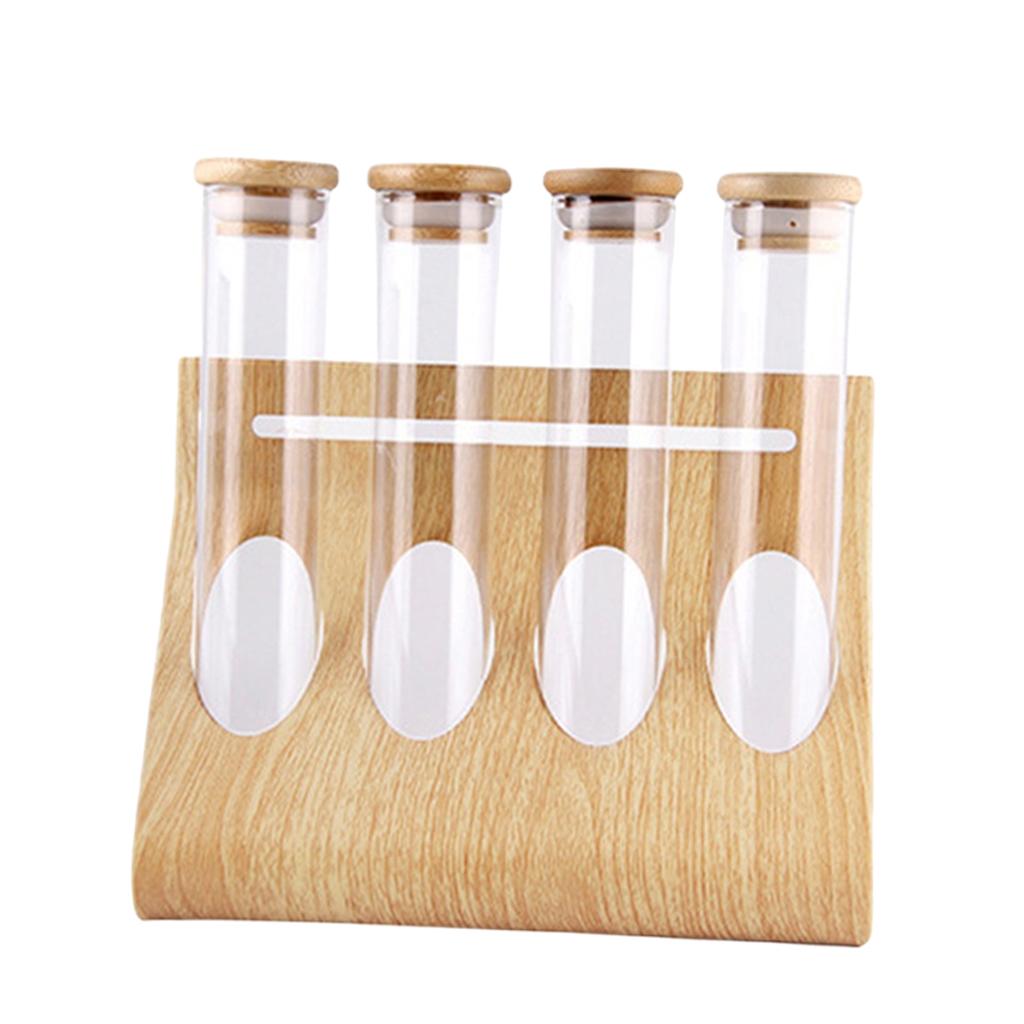 Glass Tube Storage Rack Visibl - Coffee Tea & Company ulasan dan harga