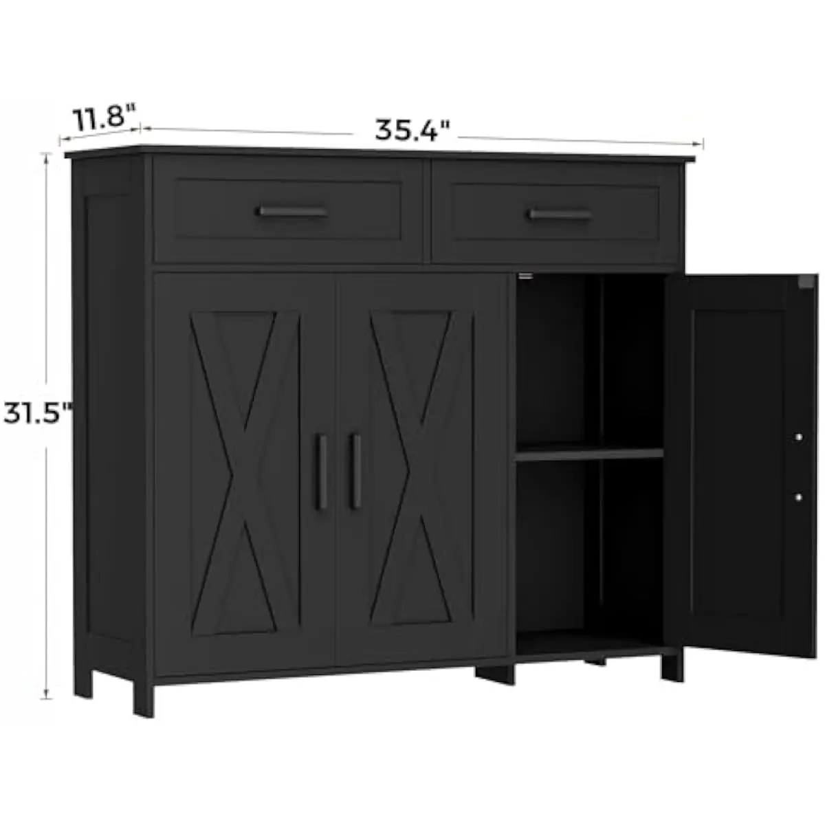 Coffee Bar Storage Cabinet wit - Coffee & Tea Ken'S House ulasan dan harga