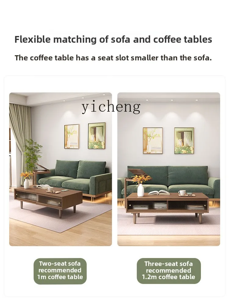 X5-18  solid wood coffee table - Coffee & Tea Ken'S House ulasan dan harga