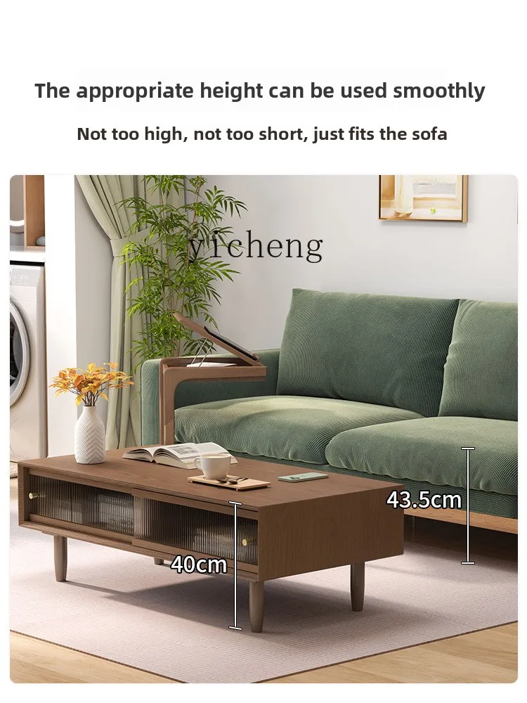 X5-18  solid wood coffee table - Coffee & Tea Ken'S House ulasan dan harga