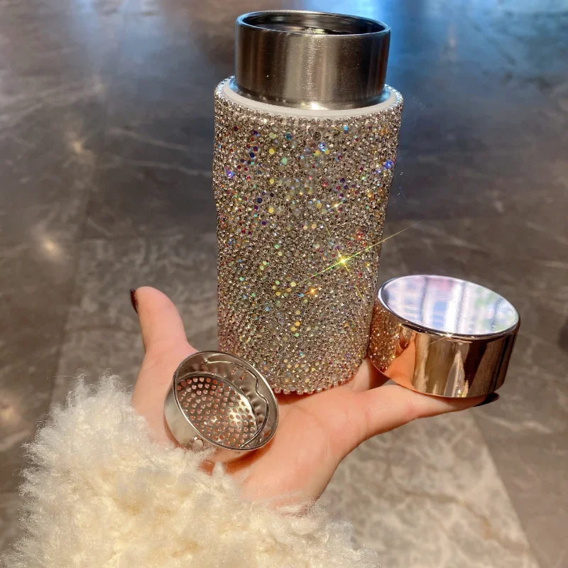 Bling Portable Thermos Cup wit - Coffee Tea Infuser ulasan dan harga