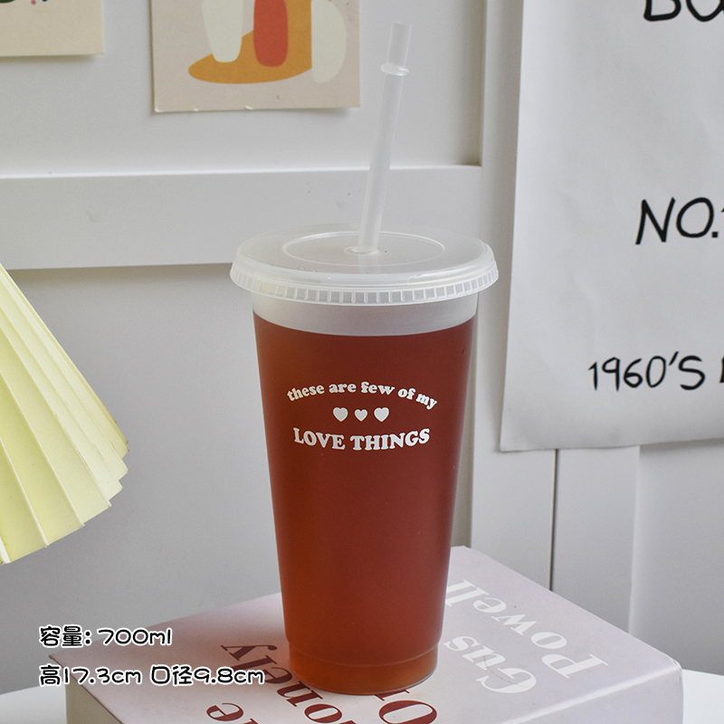 Plastic Water Bottle Cute Coff - Coffee Tea Equipment ulasan dan harga