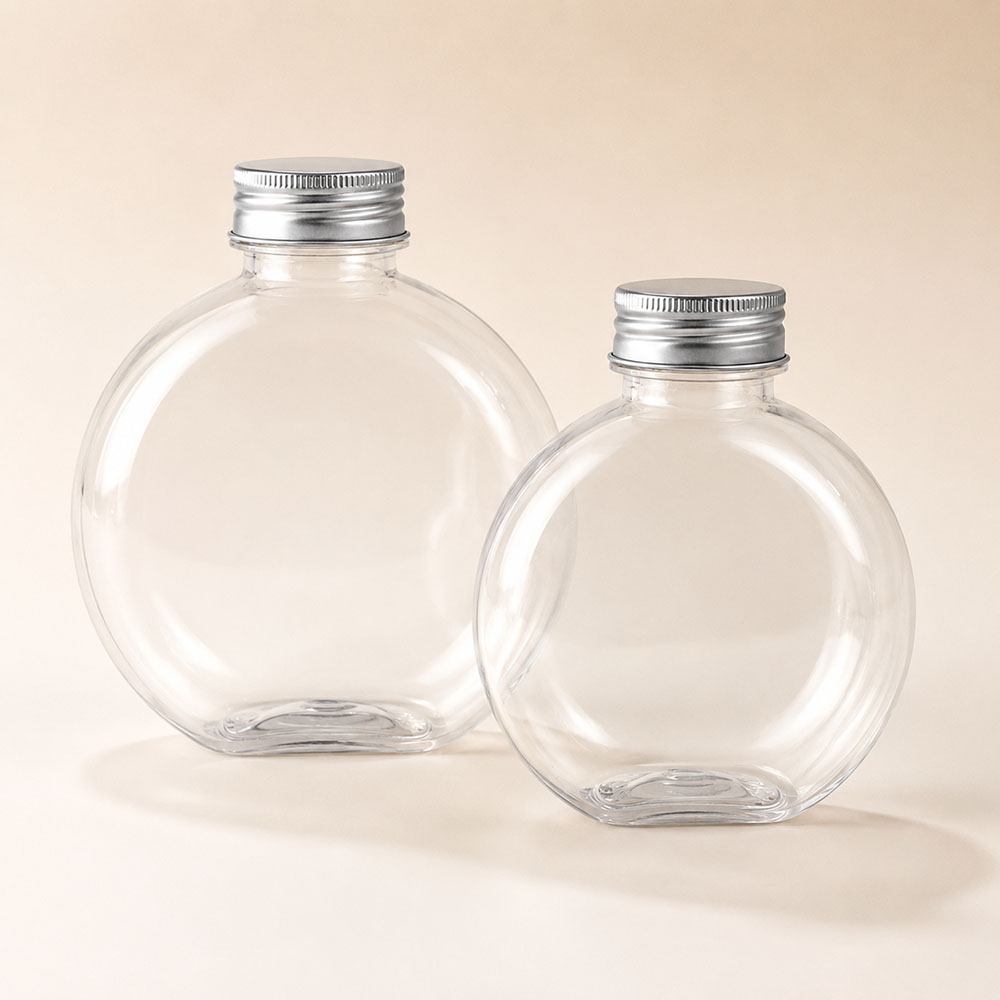 1Pc 300/500ML Cute Flat Round  - Coffee Tea Equipment ulasan dan harga