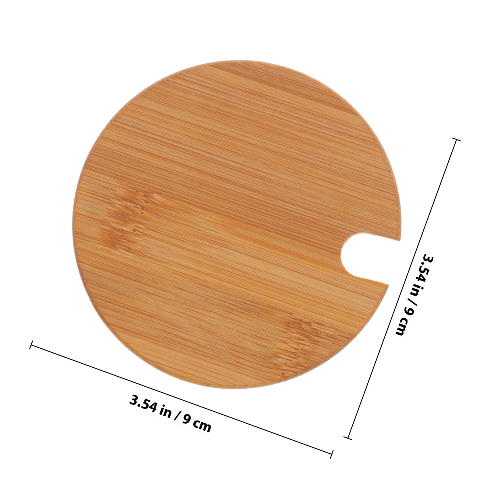 4Pcs Bamboo Round Cup Lid Mug  - Coffee Tea Replacement ulasan dan harga