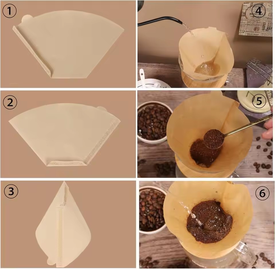 50pcs/set Log Pulp Paper Coffe - Coffee Tea Infuser ulasan dan harga