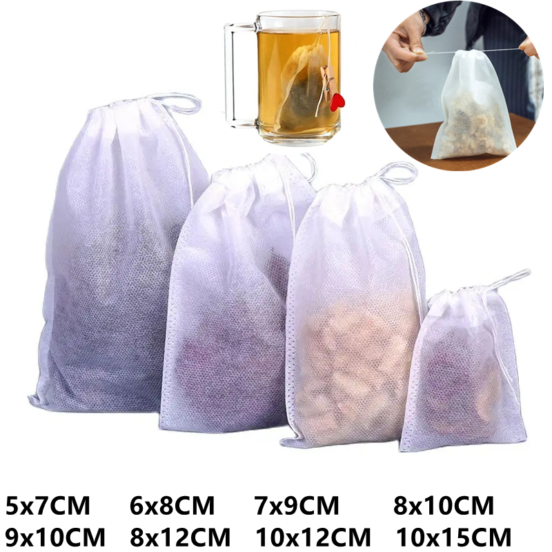 Disposable Teabags Non-woven F - Coffee Tea Spices ulasan dan harga
