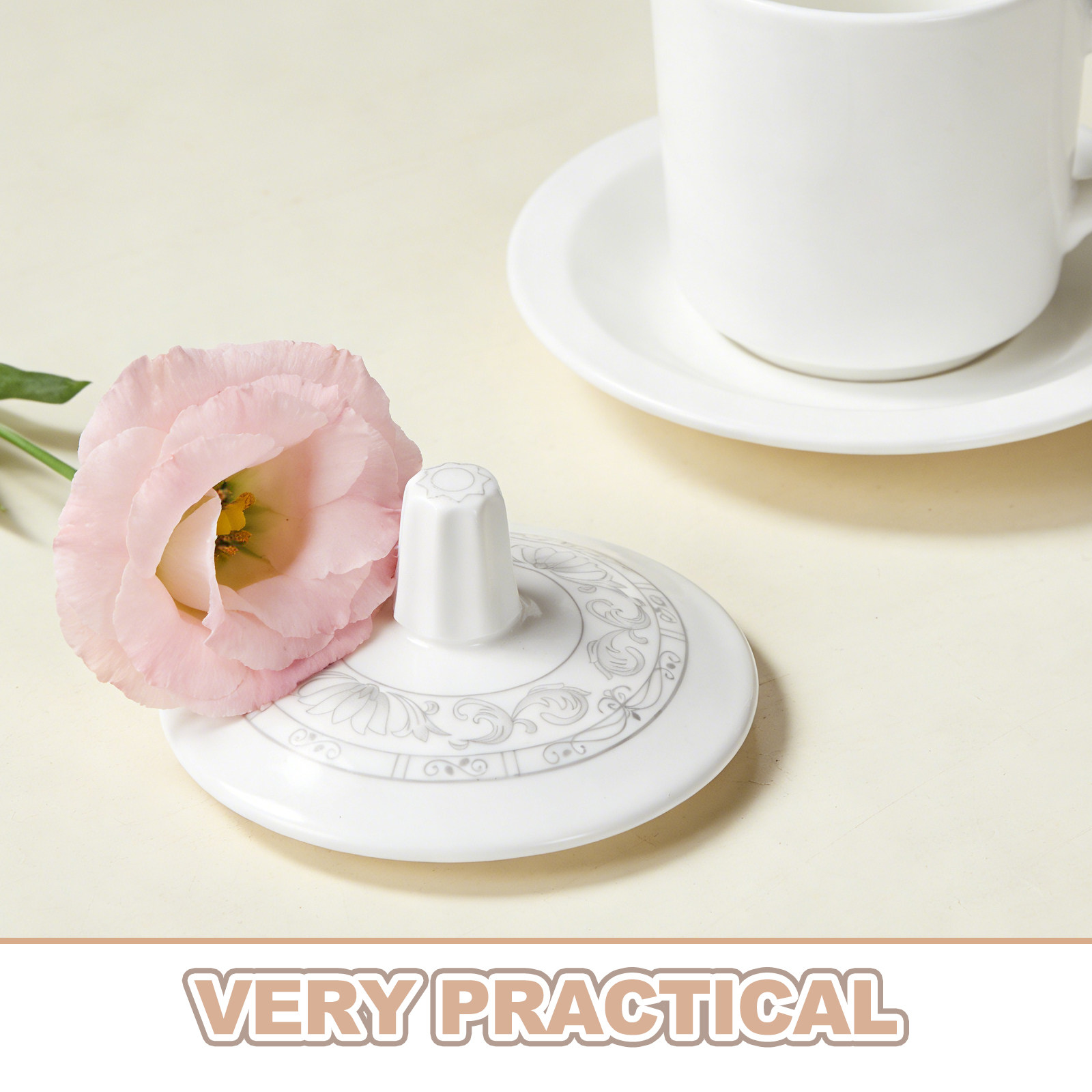 Ceramic Cup Lid Replacement fo - Coffee Tea Replacement ulasan dan harga