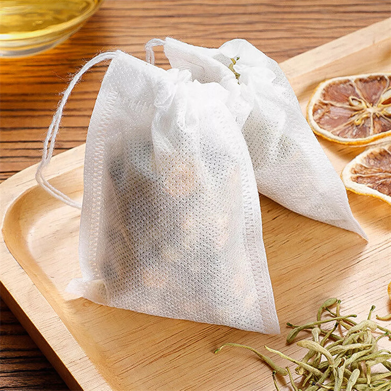 100PCS Non-woven Tea Bags Disp - Coffee Tea Spices ulasan dan harga