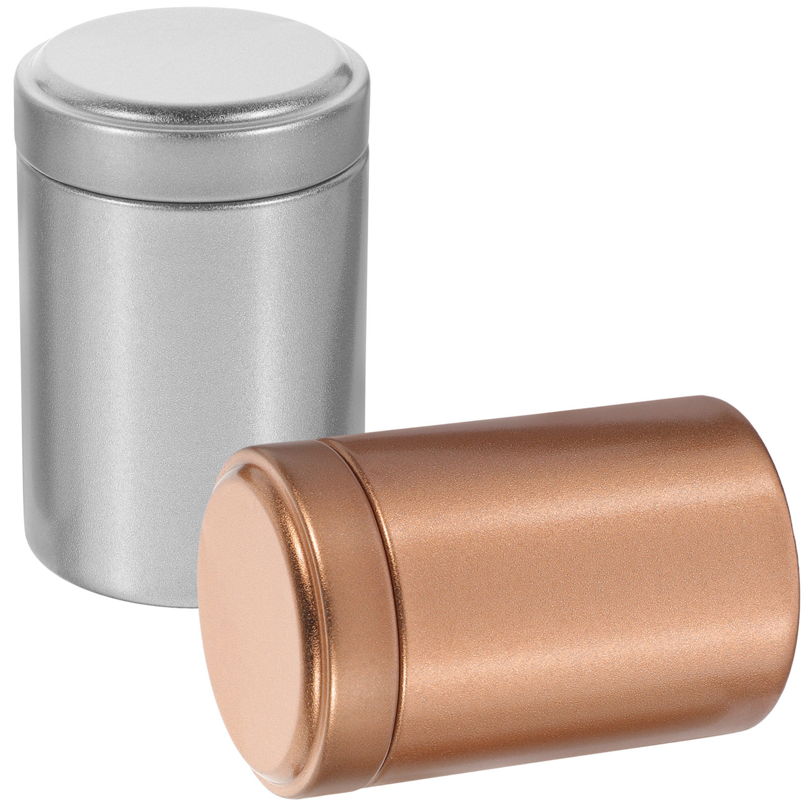 Metal Tea Canister Set 2 Pack  - Coffee Tea Canister Set ulasan dan harga