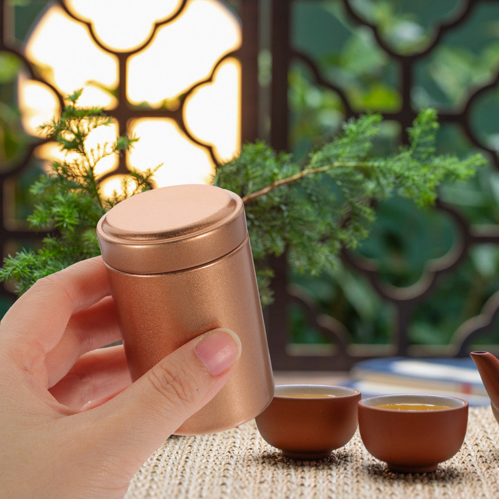 Metal Tea Canister Set 2 Pack  - Coffee Tea Canister Set ulasan dan harga