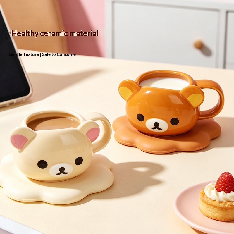 New Rilakkuma Ceramic Mug Cart - Coffee Y Tea ulasan dan harga