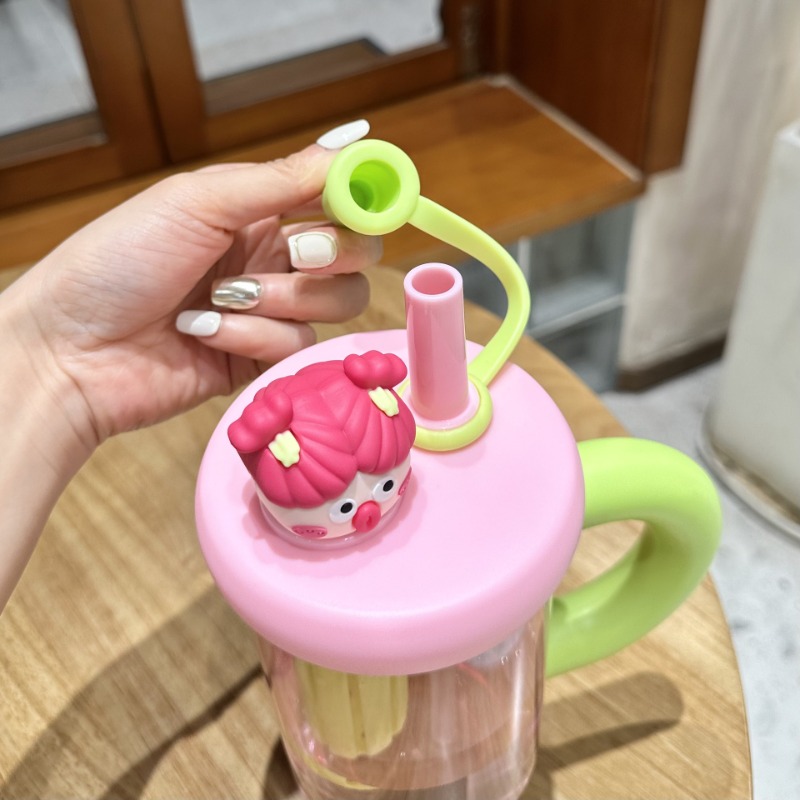 Portable Straw Water Bottle Cu - Coffee Tea Equipment ulasan dan harga