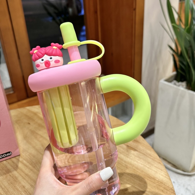 Portable Straw Water Bottle Cu - Coffee Tea Equipment ulasan dan harga