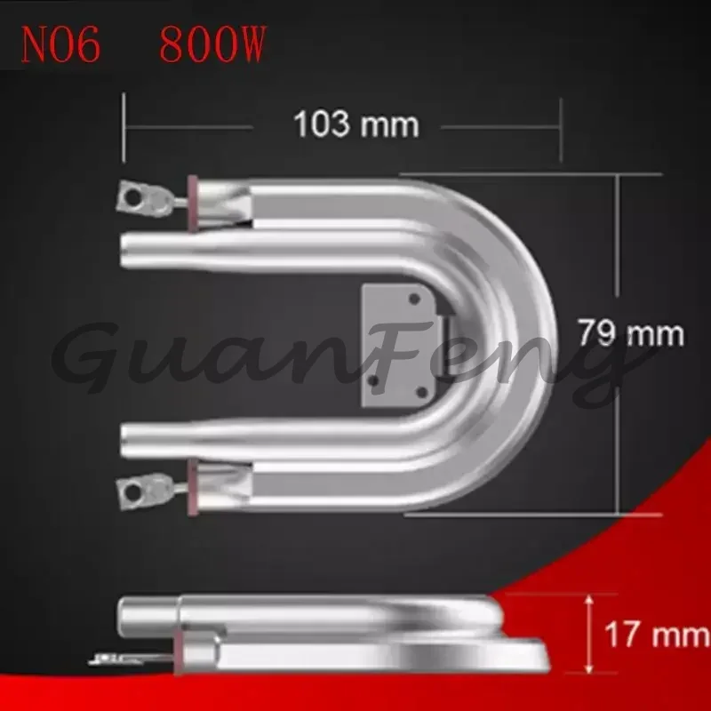 220V U-Type Aluminum Heating E - Coffee Tea Replacement ulasan dan harga